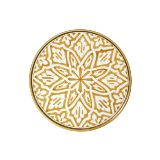 ASSIETTE FASSIA PAILLE Gold D20 OR D26CM