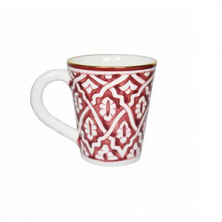 MUG FASSIA AUBERGINE GOLD