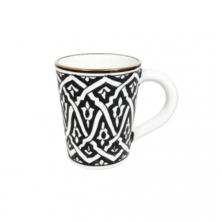 MUG FASSIA NOIR GOLD