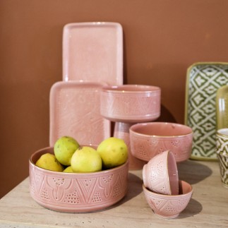 Small aperitivo bowl Empreinte blush pink