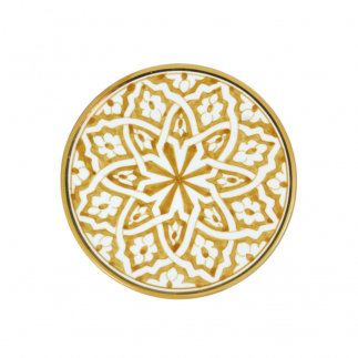 ASSIETTE FASSIA PAILLE Gold D20 OR D26CM