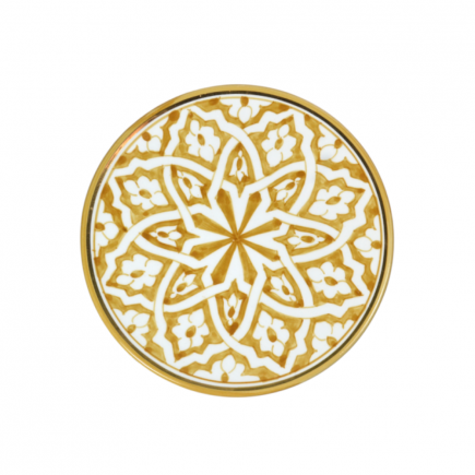FASSIA STRAW PLATE D20 OR D26CM GOLD.