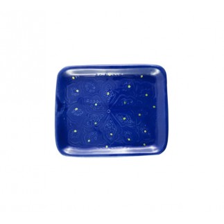 Petit plateau Empreinte bleu majorelle GOLD