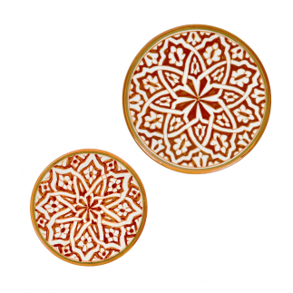 ASSIETTE FASSIA MARSALA GOLD D20 OR D26CM