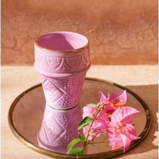 Medium cup Beldi Empreinte lilac