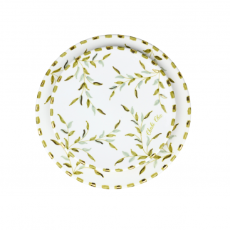 Assiette Feuilles Gold D20, D26 ou D30cm