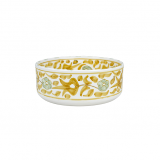 Dish of service DROIT FLEURS PAILLE-MINT Gold - 3 tails