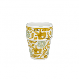 TASSE BELDI FLEURS PAILLE-MINT GOLD - 2 sizes