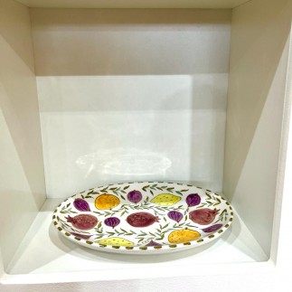 Fruit plate Gold D30cm