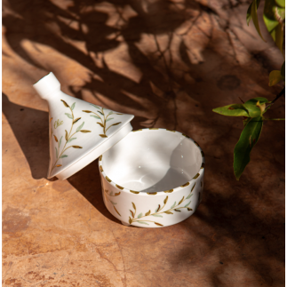 Tajine box Gold leaves