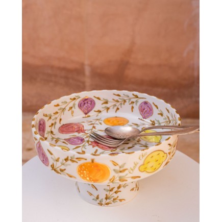 COUPE A FRUIT D24CM MULTIFRUITS GOLD