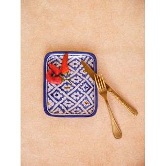 PETIT PLATEAU FASSIA blue majorelle GOLD